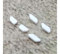 ULEIVA Botones de repuesto 5 botones blancos compatibles con Garmin Edge 520 Button GPS Ciclocomputador de repuesto (blanco)