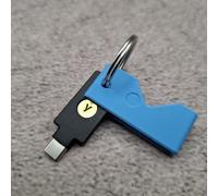 ULEIVA Carcasa compatible con Yubico Yubikey 5 NFC (USB-A)/5C NFC (USB-C) Funda para llave de seguridad Color a elegir (Azul claro, 5C NFC (USB C))
