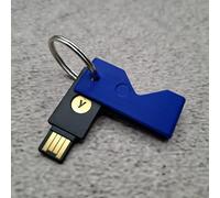 ULEIVA Carcasa compatible con Yubico Yubikey 5 NFC (USB-A)/5C NFC (USB-C) Funda protectora para llave de seguridad, color a elegir (azul, 5 NFC (USB A)