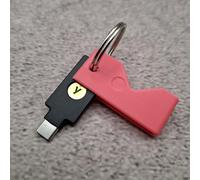 ULEIVA Carcasa compatible con Yubico Yubikey 5 NFC (USB-A)/5C NFC (USB-C) Funda protectora para llave de seguridad Color a elegir (Rosa, 5C NFC (USB C))