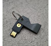 ULEIVA Carcasa compatible con Yubico Yubikey 5 NFC (USB-A)/5C NFC (USB-C) Funda protectora para llave de seguridad Color a elegir (Gris, 5 NFC (USB A)