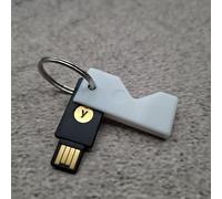 ULEIVA Carcasa compatible con Yubico Yubikey 5 NFC (USB-A)/5C NFC (USB-C) Funda protectora para llave de seguridad, color a elegir (blanco, 5 NFC (USB A)
