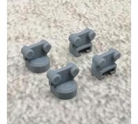 ULEIVA Rollo de repuesto para deslizador, 4 unidades, color gris, pieza de repuesto compatible con IKEA KVARTAL (gris)