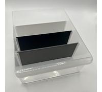 ULEIVA Separadores de 30 unidades, tamaño grande, color negro, 107 x 48 mm, pieza de repuesto compatible con Stanley 1-93-978 1-93-981, separador para caja de clasificación, color negro