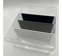 ULEIVA Separadores de 30 unidades, tamaño grande, gris, 107 x 48 mm, pieza de repuesto compatible con Stanley 1-93-978 1-93-981, separador para caja de clasificación, color gris