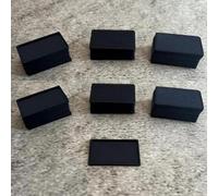 ULEIVA Separadores pequeños, 60 unidades, color negro, 51 x 30 mm, pieza de repuesto compatible con Stanley 1-93-980 1-93-981 (60 unidades, negro)