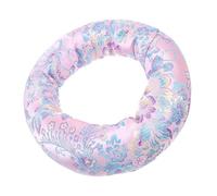 ULEZUAR Cojín con Brocado de Seda de Color Rosa, Almohada for Cuencos de Sonido de 6-12 "8-14", Cuenco for Cantar Tibetano, cojín Redondo Hecho a Mano en Nepal(6 Inch 1 pc)