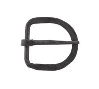Ulfberth - Hebilla de cinturón medieval de acero, forjada a mano - para cinturones de aproximadamente 29 mm de ancho - Hebilla DIY para LARP y recreación