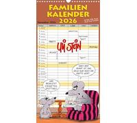 Uli Stein Familienkalender 2026: Familienplaner mit 5 Spalten: Kalender für die Familie: Urlaub, Geburtstage, Termine auf einen Blick!