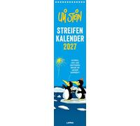 Uli Stein Streifenkalender 2027: Monatskalender für die Wand: schmal im Format 12 x 46 cm | Praktischer Terminplaner zum Aufhängen