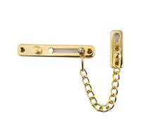 ULIFESTAR Cerradura de puerta de cadena de acero inoxidable, resistente para puerta interior, cerradura de puerta sin llave, añade seguridad adicional con resorte antirrobo, cerradura de puerta para