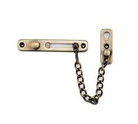 ULIFESTAR Cerradura de puerta de cadena de acero inoxidable, resistente para puerta interior, sin llave, añade seguridad adicional con resorte, antirrobo, cerradura de puerta para seguridad del hogar