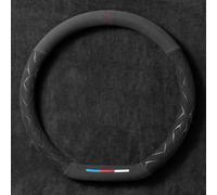 ULIHNZGI Coche Volante Fundas, para BMW Serie 3 E46 1999-2004 Funda Protectora para Volante de Coche Antideslizante Funda Volante Transpirable Duradera,D-D