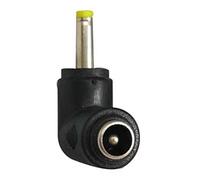 ULIJTH Adaptador convertidor de corriente CC de 5,5 x 2,1 mm hembra a macho de 4,0 x 1,7 mm multiusos para ventilador de luz LED