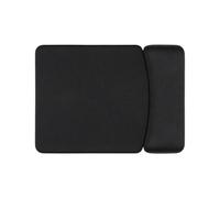 ULIJTH Alfombrilla ergonómica de silicona dividida para uso extendido en computadora, ayuda a posicionar la muñeca, escritorio de oficina, alfombrilla ergonómica para mouse