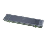 ULIJTH Caja de aparejos de pesca de carpa, estuche rígido para aparejos de pesca, estuche para accesorios de gancho de línea, tablero de aparejo rígido, aparejos de carpa verde