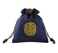 ULIJTH Dices Bags Astrolabios Gruesos Péndulos Adivinaciones Mantel Accesorios Juego de Mesa Algodón Dados de Almacenamiento de Joyas, Blue