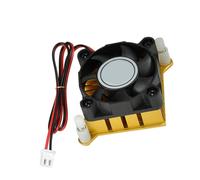 ULIJTH Disipador de calor de aluminio DC5V 12V 40mm 40x40x10mm Ventilador para Chipset Northbridge y ventilador de carcasa de PC de refrigeración de dispositivos pequeños