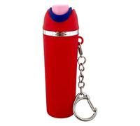 ULIJTH Elegante llavero con temática de botella de agua, accesorio para llevar bálsamos, pequeño tesoro como regalo, llavero de transporte diario, h, Talla única