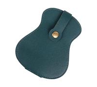 ULIJTH Funda de piel sintética para púas de guitarra, bolsa de almacenamiento para púas de guitarra, organizador de púas de guitarra, bolsa con 18 ranuras, Green