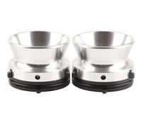 ULIJTH Juego de 2 adaptadores de carrete vintage para grabadora, de aluminio, para uso en estudio, adaptadores de aluminio