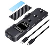 ULIJTH METER.2 Pen 20Gbps Transferencia Rápida de Datos Carcasa de Metal Transportable Shih Tzus NVMe Propels Alta Ejecución Externa Caja de Almacenamiento Externo