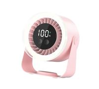 ULIJTH Ventilador de escritorio USB pequeño portátil de 9 velocidades ajustable fuerte refrigeración silencioso para el hogar, oficina, al aire libre, refrigeración