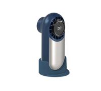ULIJTH Ventilador de mano con pantalla digital, ventilador de refrigeración para exteriores, ventilador de mesa de 3600 mAh, ajuste de 100 velocidades para viajes y actividades al aire libre