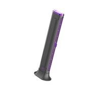 ULIJTH Ventilador de mesa con carga USB y opción de 3 velocidades, solución de refrigeración de oficina, textura ABS para un enfriamiento silencioso y eficaz, ventilador de escritorio silencioso para