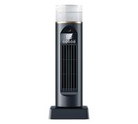 ULIJTH Ventilador de torre que ahorra espacio, 6 velocidades ajustables, operaciones silenciosas, solución de refrigeración de oficina, textura para espacio pequeño, ventilador de escritorio apto para