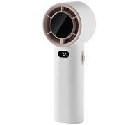 ULIJTH Ventilador portátil de mano con velocidad (1-100) ventilador ajustable recargable para mujeres y hombres, viajes, camping, al aire libre, ventilador portátil