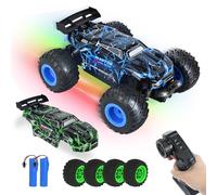 Ulikey Coche teledirigido, 1:20, camión monstruo teledirigido con luz de carrocería/carcasa doble, 2,4 G RC Auto Juguetes Regalos para más de 3 niños (3)