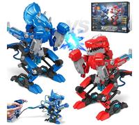 Ulikey Hidráulica Botas, El Duelo Robot, Construir Dos Robot De Boxeo Operado Hidráulicamente, Con Joystick e Hidráulica, Kit Robot Kit Niños Juguetes Regalos a partir de 8-14 Años Niños