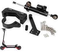 ulip Kit amortiguadores dirección Zero 10X Scooter Accesorios Estabilizador conducción Alta Velocidad Eliminar Las tambaleas conducción reequipamiento Negro
