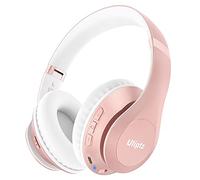 Uliptz Auriculares inalámbricos Diadema, 65H Tiempo de Juego Bluetooth 5.3 HiFi con Micrófono, 6 Modos de Sonido EQ, Audifonos para PC/Teléfono