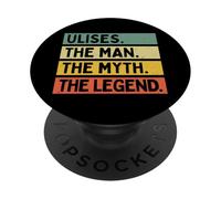 Ulises The Man The Myth The Legend Cita Personalizada Divertida PopSockets PopGrip Adhesivo