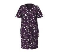 Ulla Popken 2pcs Bigshirts, Polka Dot Nightgown, Rojo UVA, 54 Mujeres