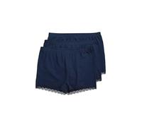 Ulla Popken 3pcs PantyLaceband Ropa InteriorAzul Oscuro50-52 Muje