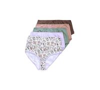 Ulla Popken 5er-Pack, Maxi Slips, Paisley Passions Calzoncillos, Multicolor, 54-56 Mujeres