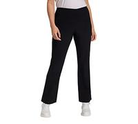 Ulla Popken Klassische Bengalin Hose Pantalón, Negro (Schwarz 10), 47W / 32L para Mujer