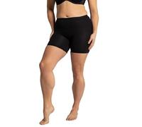 Ulla Popken 799090 - Pantalones Cortos para Mujer, Cintura elástica, Negro, 66-68
