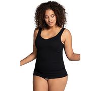 Ulla Popken Achselhemd Camiseta sin Mangas, Negro (Schwarz 10), 60-62 para Mujer