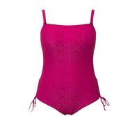 Ulla Popken Badeanzug Olivia, Rankenstruktur Traje de baño de una Sola Pieza, Malva Oscuro, 50 Mujeres