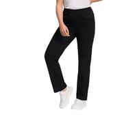 Ulla Popken Basic-Stretchhose Mony Pantalones, Schwarz, 36W x 30L para Mujer
