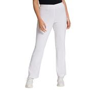 Ulla Popken Bengalinhose Manguera, Blanco Nieve, 33W x 30L para Mujer