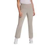 Ulla Popken Bengalinhose Pantalones, Kitt, 32W / 32L para Mujer