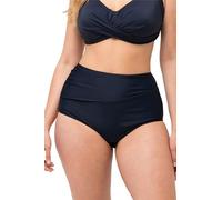 Ulla Popken Bikinihose Miriam, Uni Bragas de Bikini, Negro, 50 Mujeres