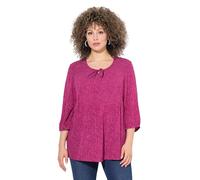 gs1 data protected company 4069787000005 Smokbluse, Punkte, A-Linie, Rundhals, 3/4-arm Camiseta, Magnolia, 50-52 Mujeres