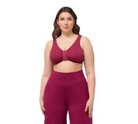 Ulla Popken Bustier Cierre Delantero 689668 Sujetador, Berenjena, 90D Mujeres