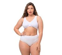 Ulla Popken Bustier Uni, Sujetador con aros para Mujer, Blanco (Weiß), 125D